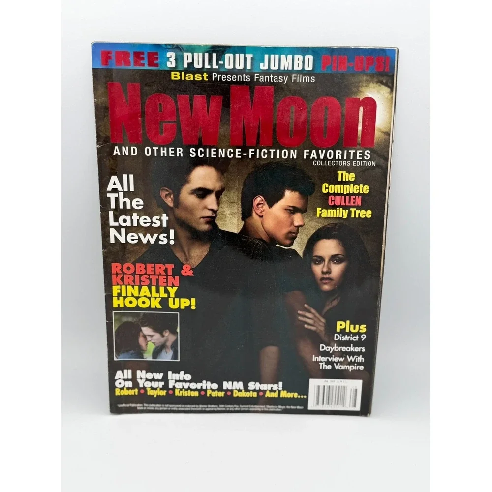 Twilight New Moon Collector Edition Magazine Cullen Family Tree Posters